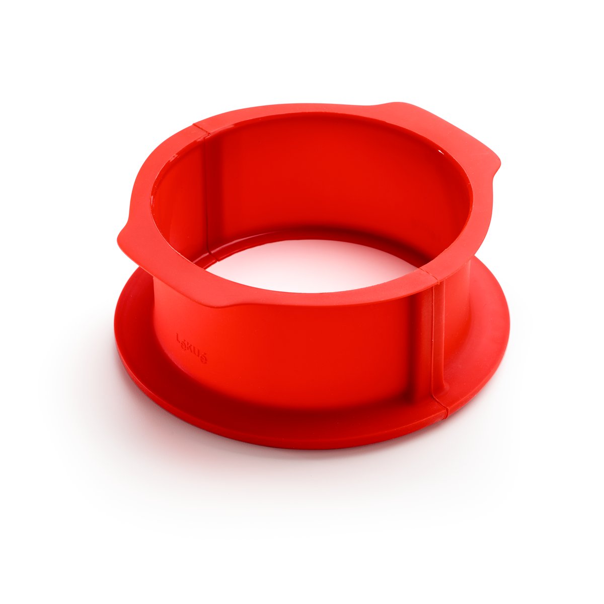 Lékué Lékué charlotte springform med fat 18 cm Rød