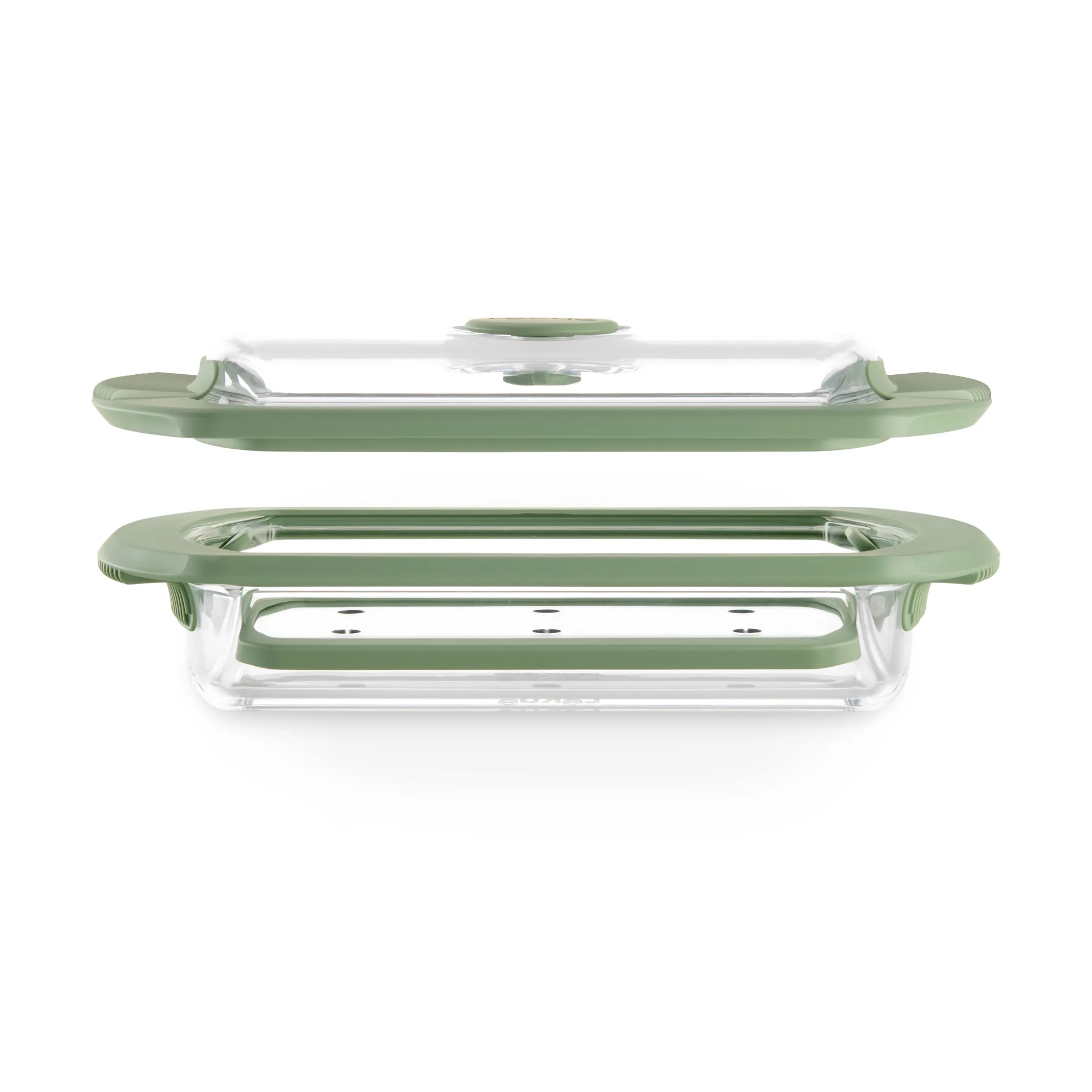 Lékué dampkoker, Transparent, glass, 2‑pakning Lékué