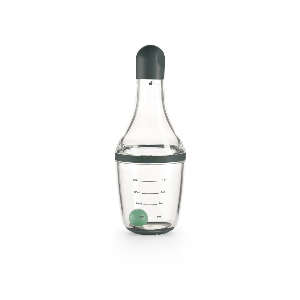 Dressing Shaker 180 ml, gjennomsiktig/grå