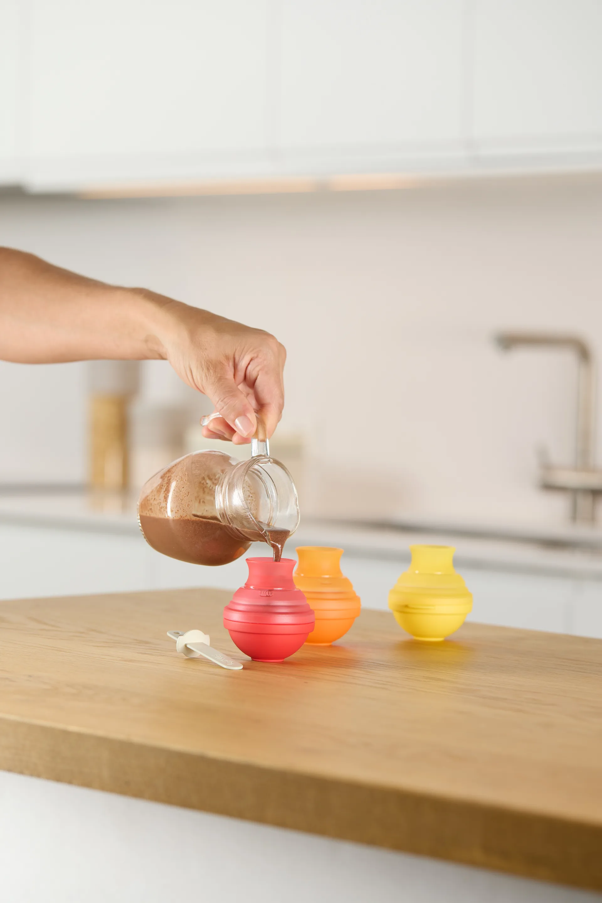 Lékué isformer 4 deler, Mikset, lollipop Lékué