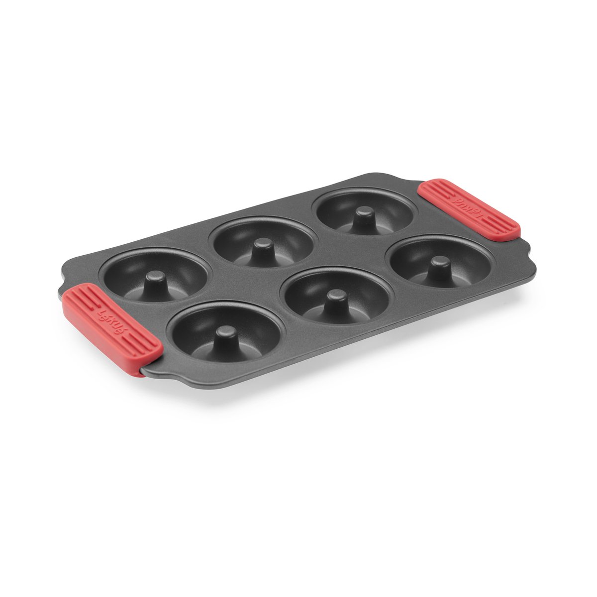 Lékué Lékué non-stick donutsform 6 stk Rød