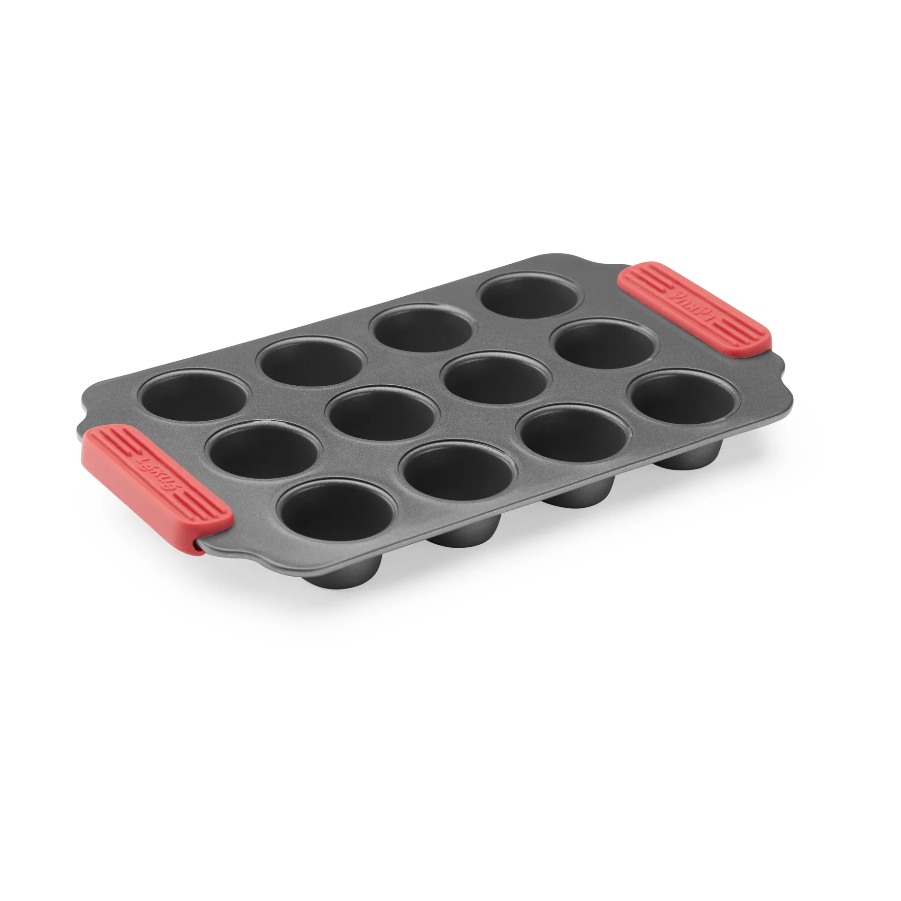 Lékué non-stick mini muffinsform 12 stk, Rød Lékué