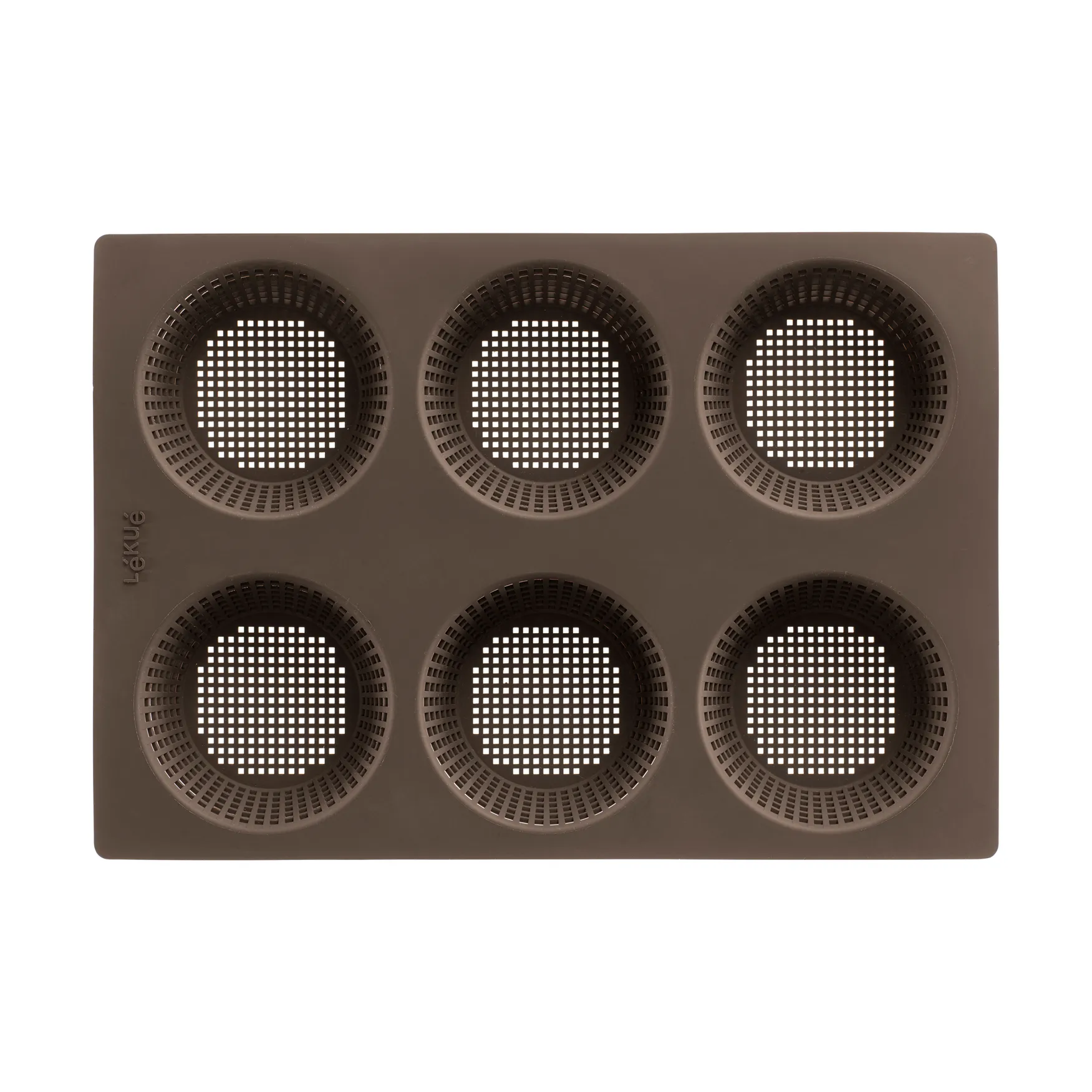 Lékué rundstykkeform i silikon, Brun Lékué