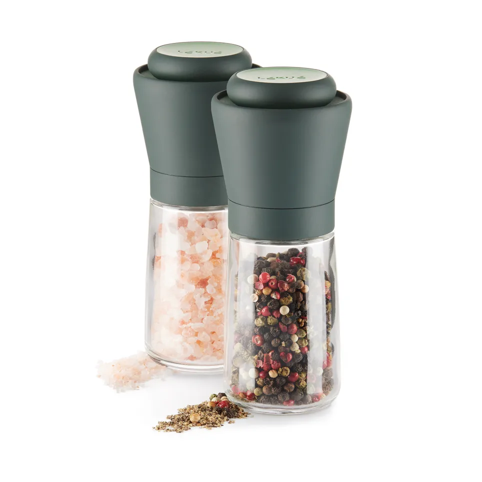 Lékué salt- og pepperkvern 2-pk, Grå Lékué