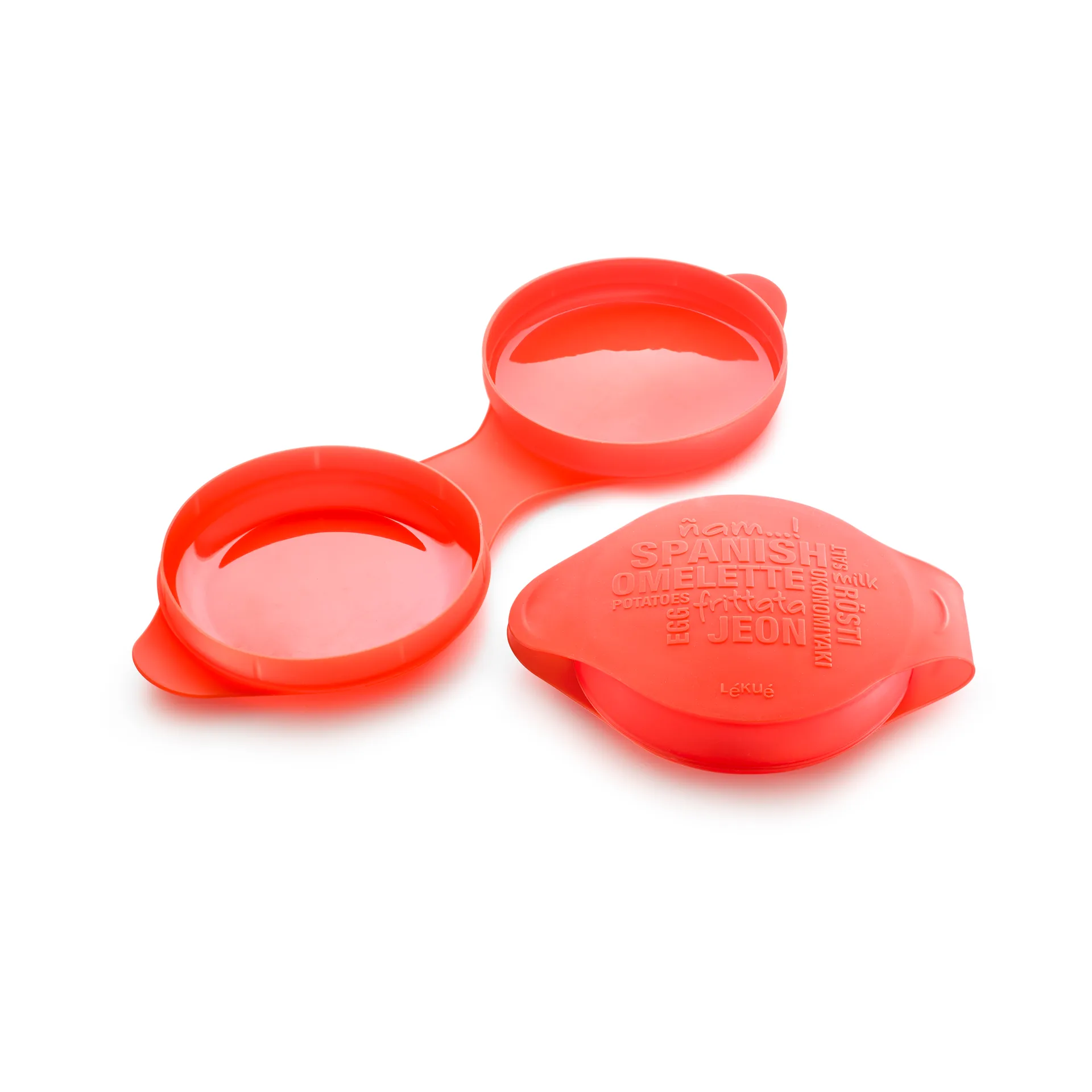 Lékué spansk omelettform for mikrobølgeovn, Rød Lékué