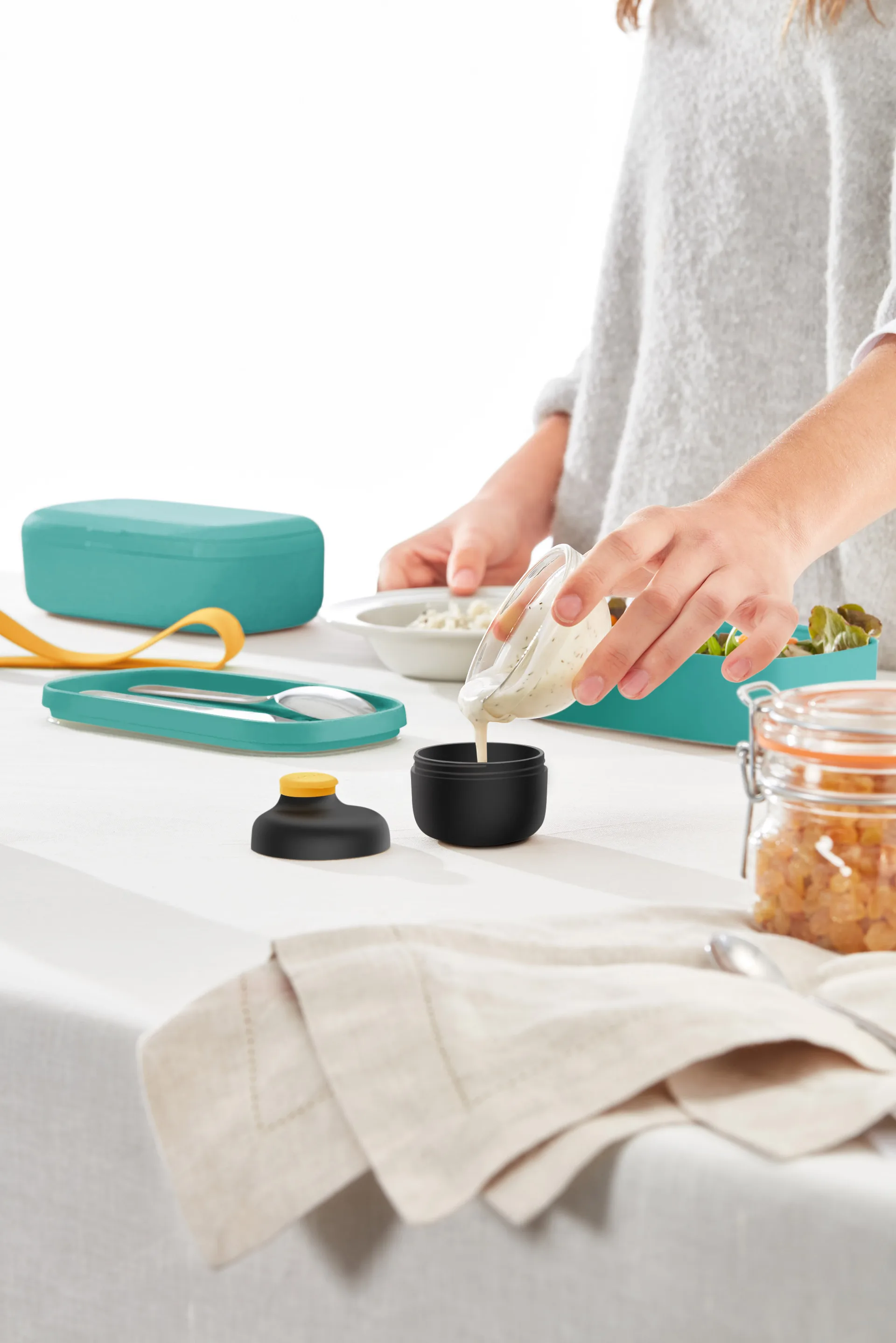 Lékué To Go sausbeholder økologisk 50 ml, Black Lékué