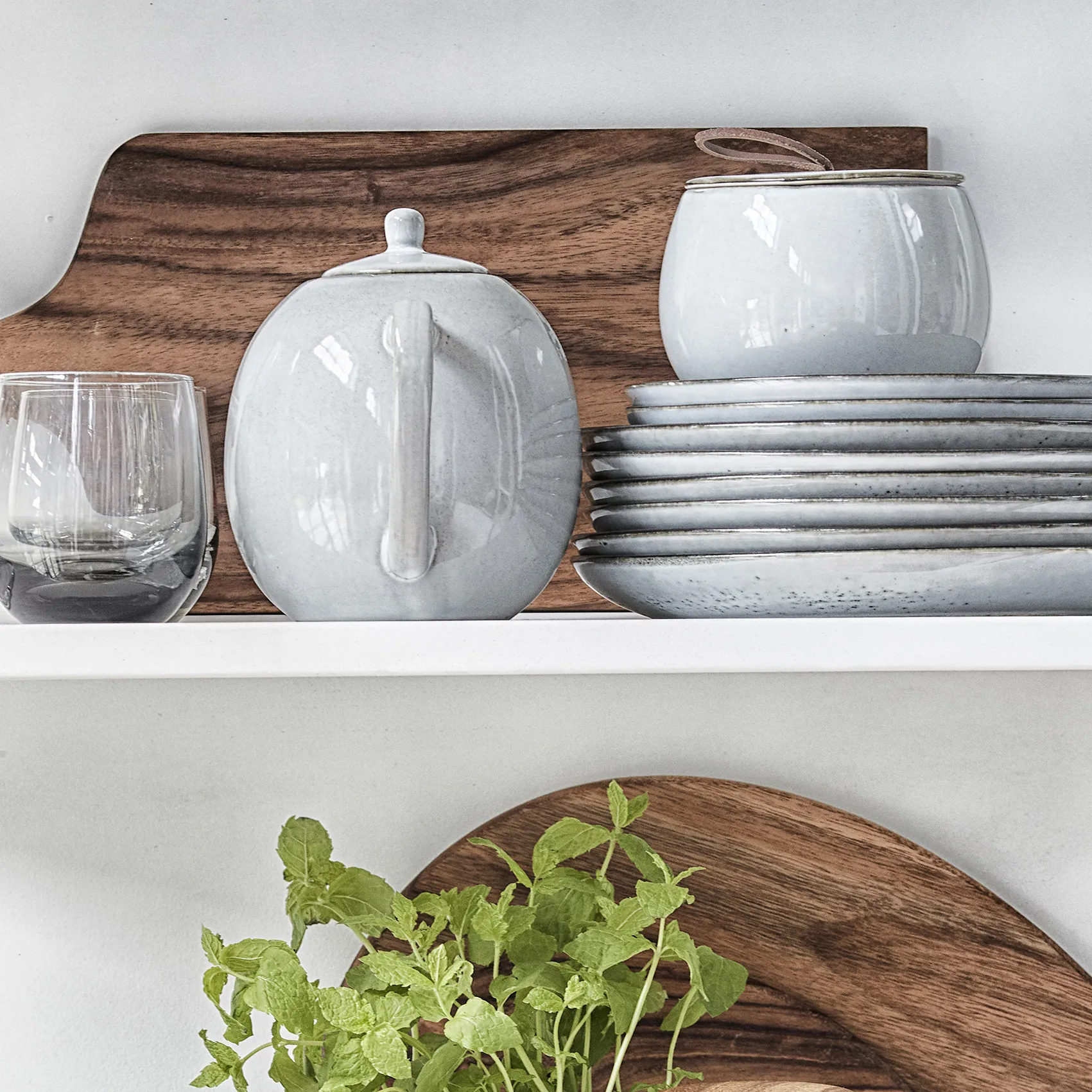 Amera oppbevaringsboks med lokk, Ø13,5 cm Lene Bjerre