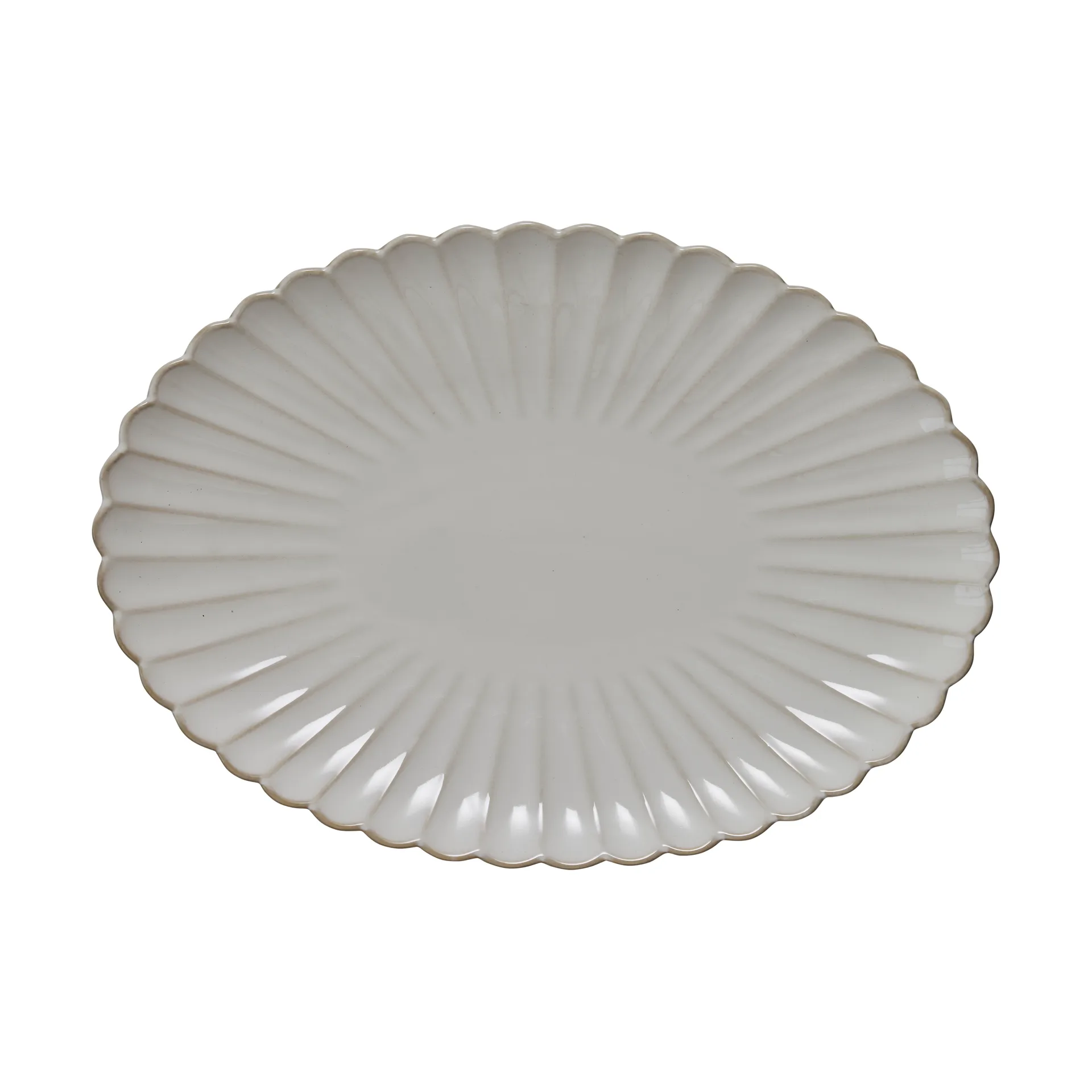 Camille serveringssål 36x25,5 cm, Off White Lene Bjerre