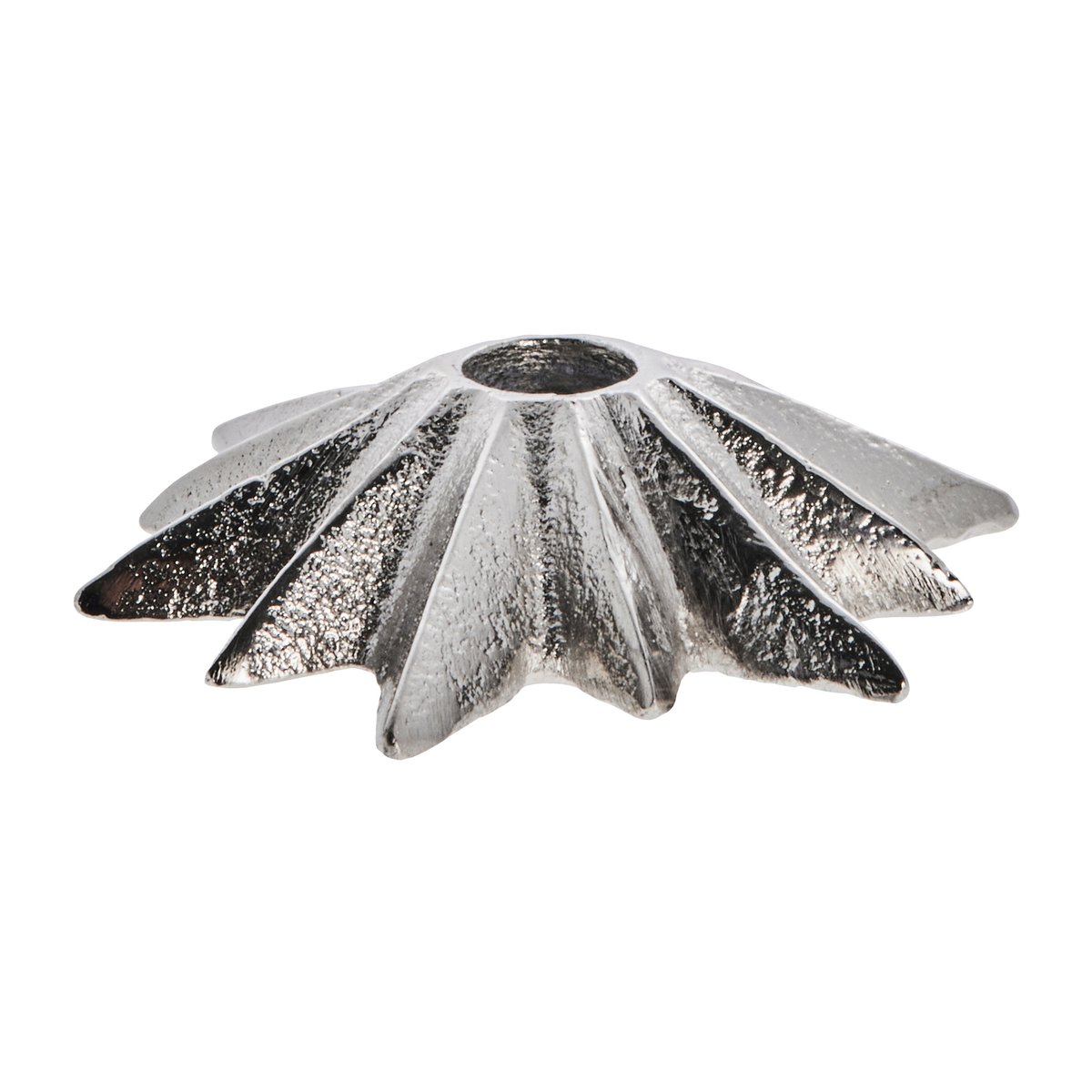 Lene Bjerre Caville ljusstake stjärna 8 cm Sølv