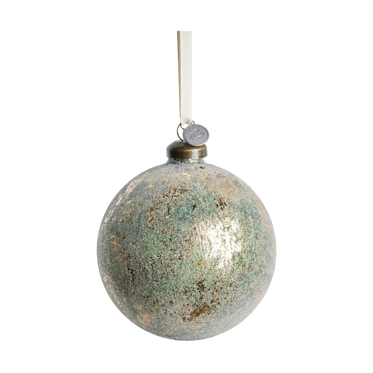 Lene Bjerre Clearena julekule Ø10 cm Dusty green-gold