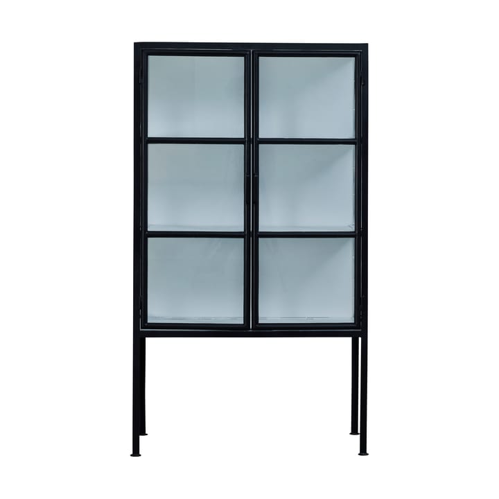 Depot vitrineskap 85x40x150 cm, Black-White Lene Bjerre