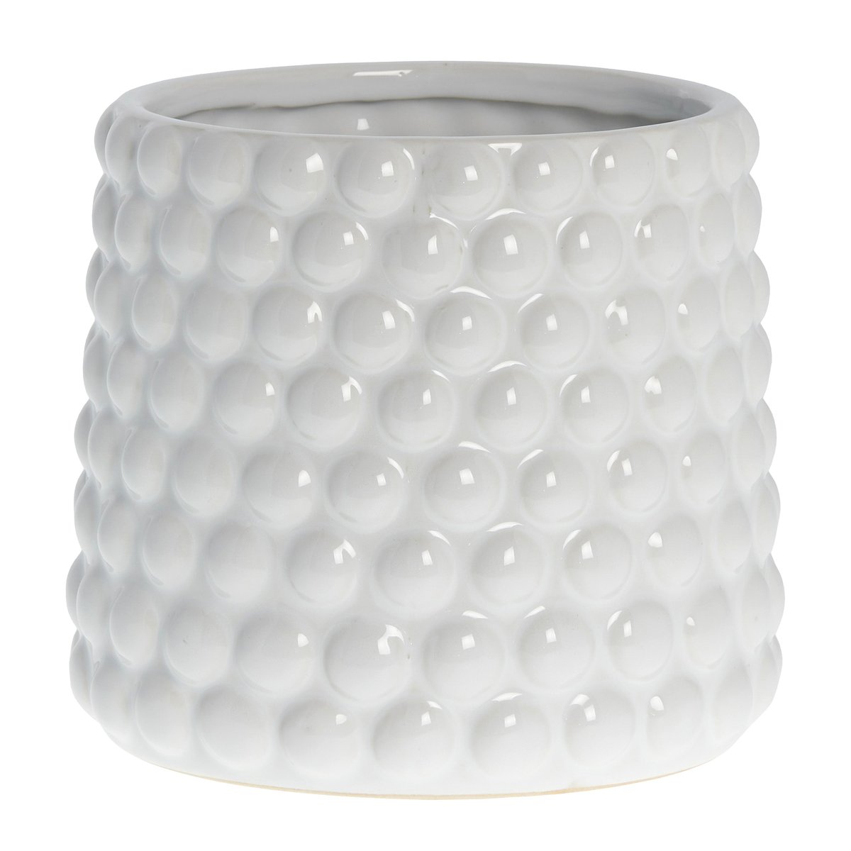 Lene Bjerre Dotsie krukke Ø 18 cm White