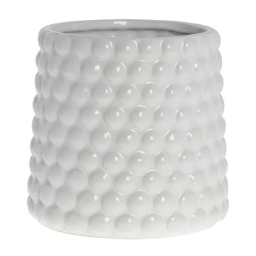 Dotsie krukke Ø 20 cm - White - Lene Bjerre