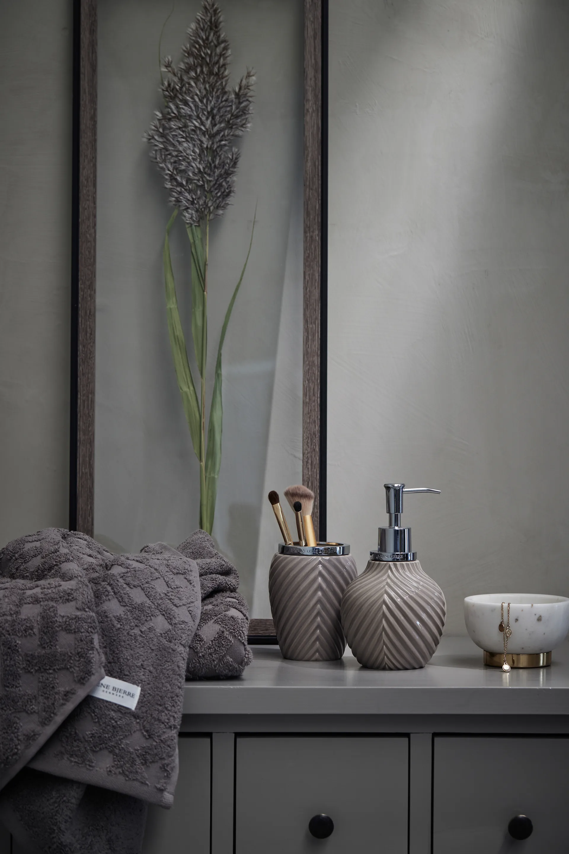 Ellia skål Ø10 cm, Hvit-gull Lene Bjerre