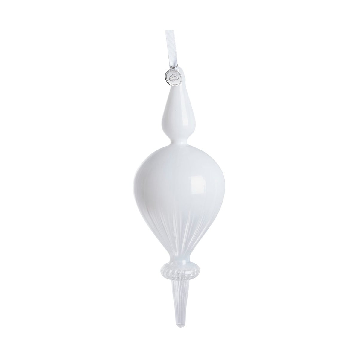 Lene Bjerre Glossia juleanheng 21 cm Hvit