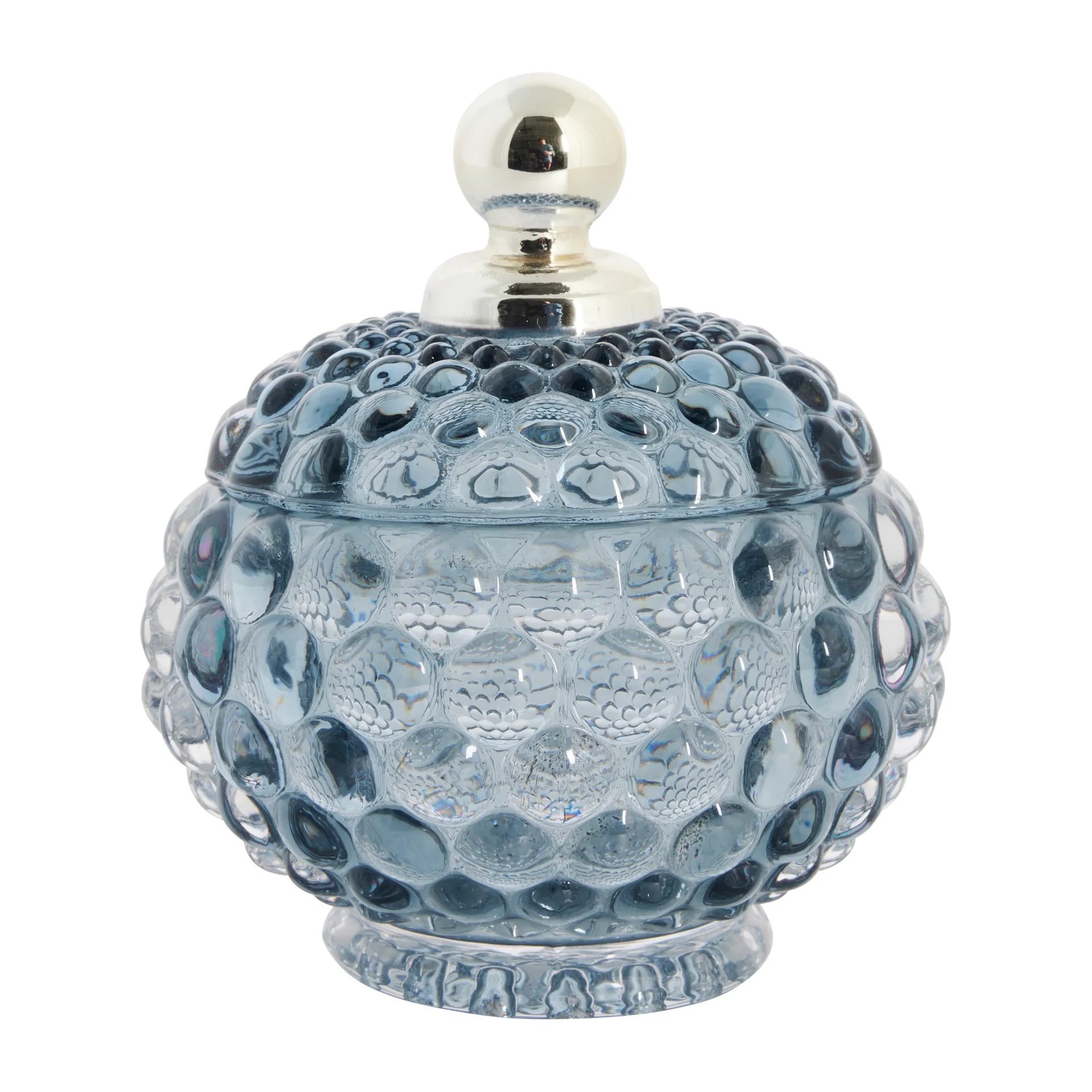 Miya oppbevaringsboks med lokk Ø10 cm, Blue Lene Bjerre