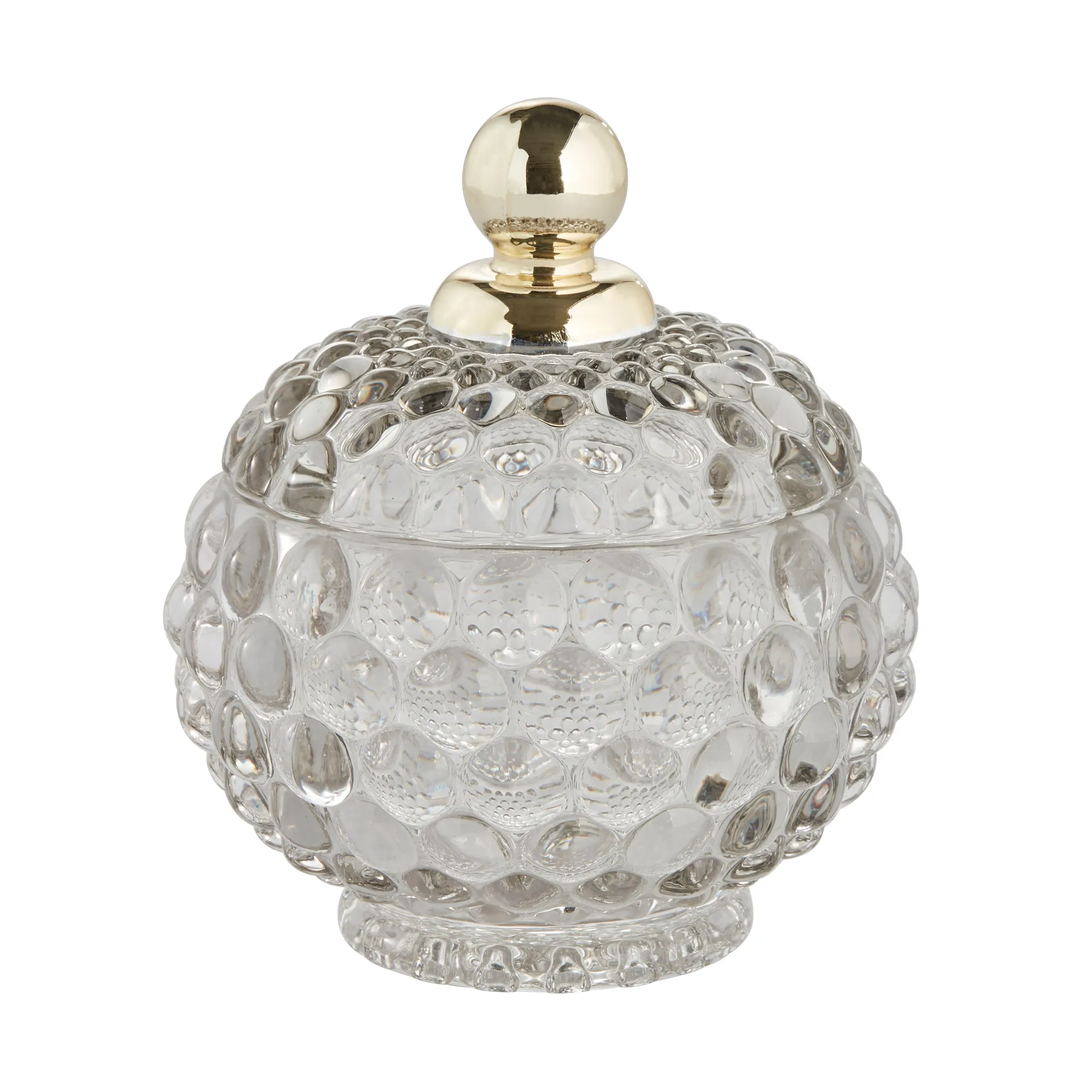 Miya oppbevaringsboks med lokk Ø10 cm, Lysegrå Lene Bjerre