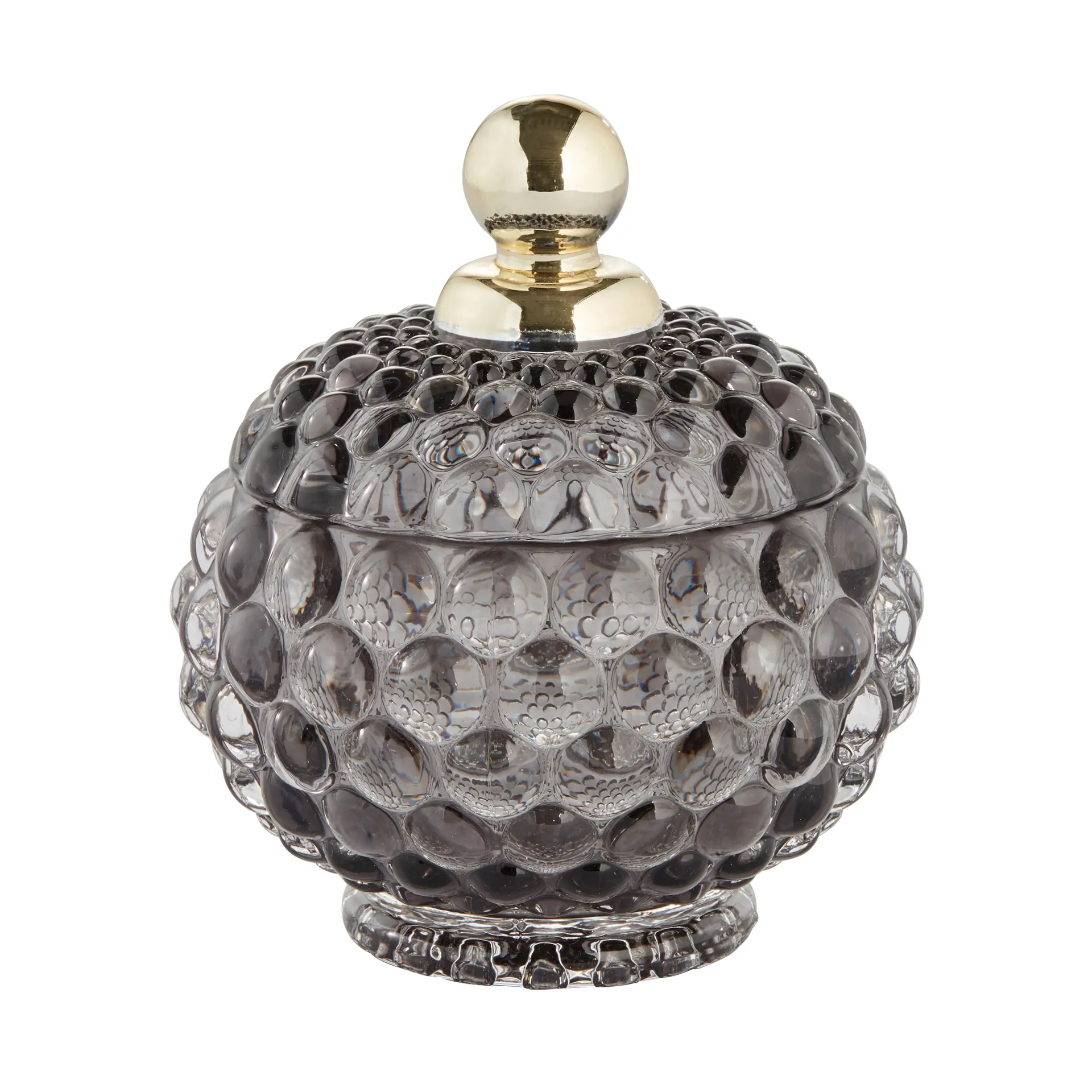 Miya oppbevaringsboks med lokk Ø10 cm, Mørkegrå Lene Bjerre