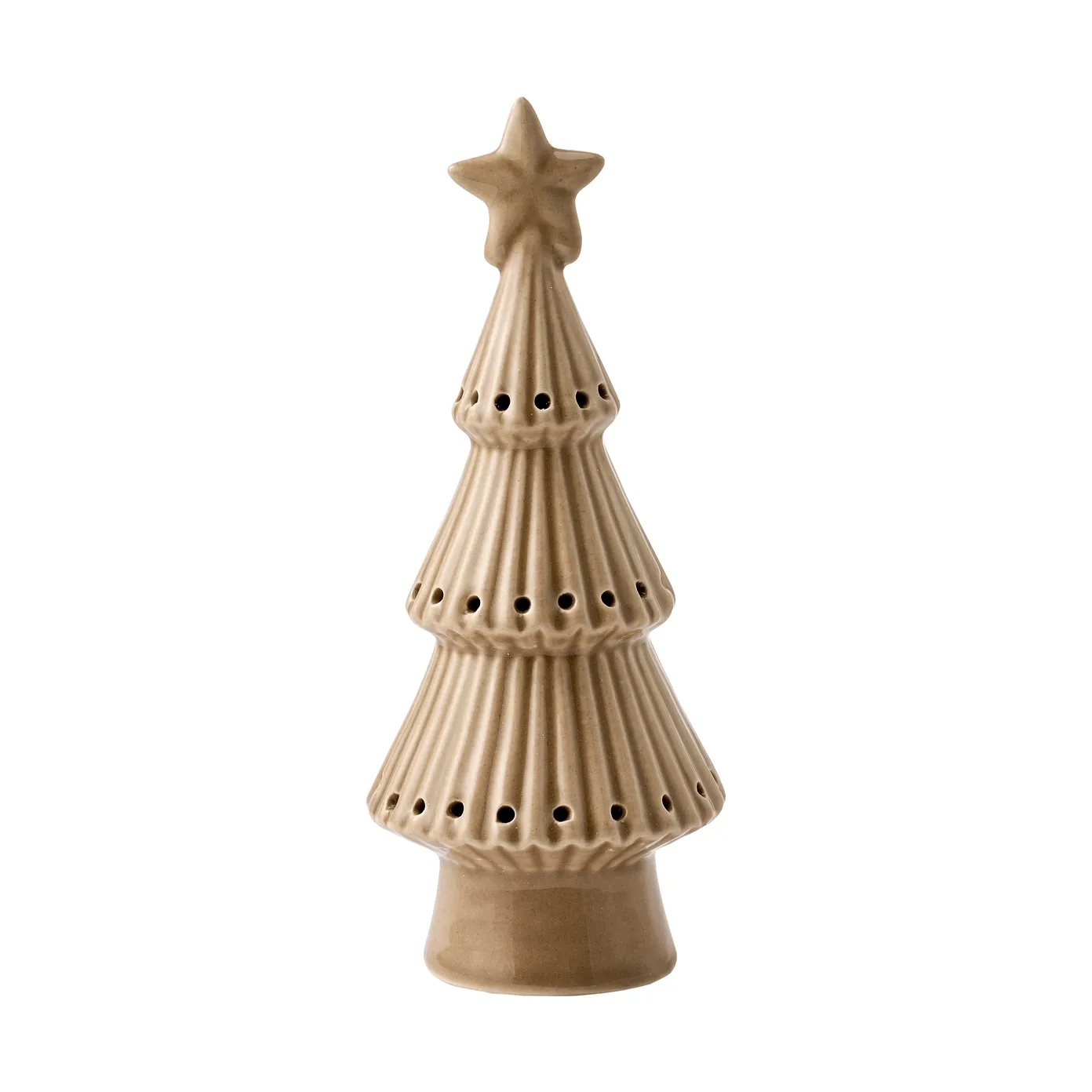 Mythel LED tre dekorasjonsdetalj, Beige, 7x7xH17,2 cm Lene Bjerre