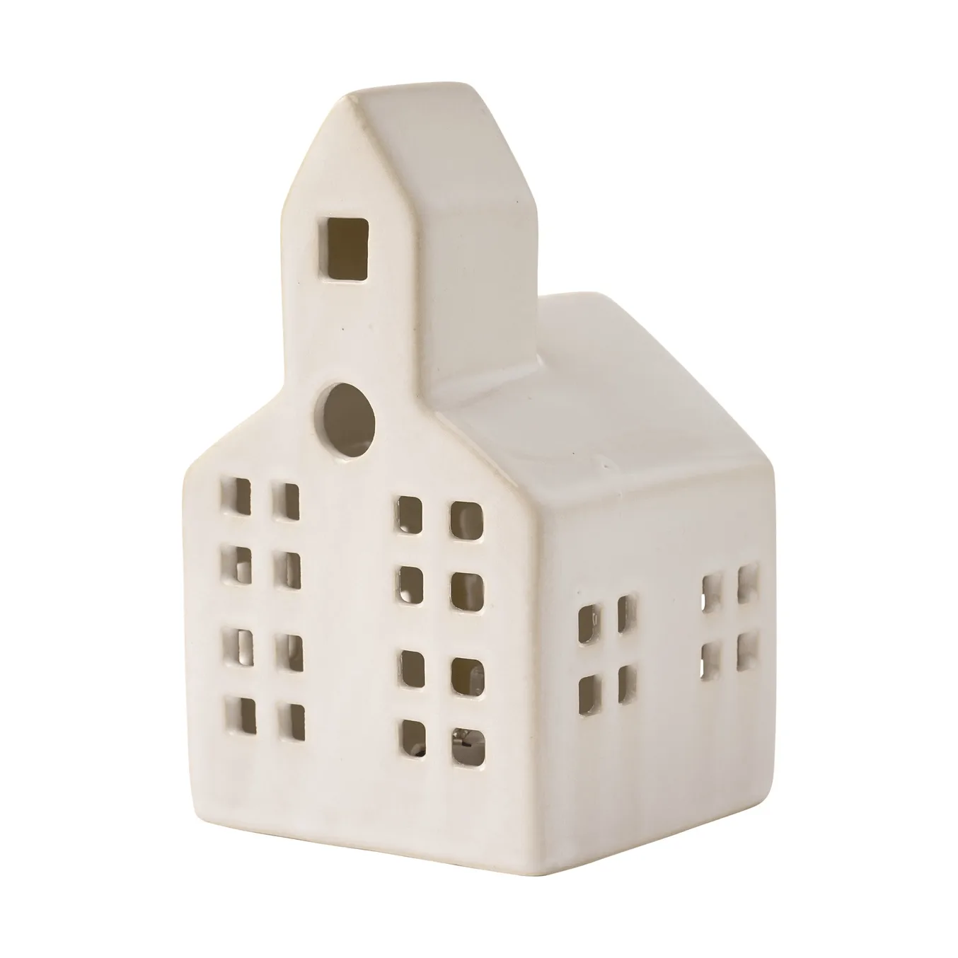 Lene Bjerre Mythel lyslykt Hvit, 8,7x8,5x14,2 cm
