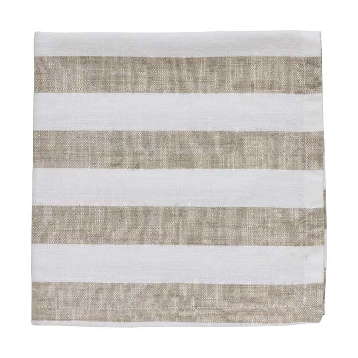 Olivia bomullsserviett 40x40 cm, Off White-Linen Lene Bjerre