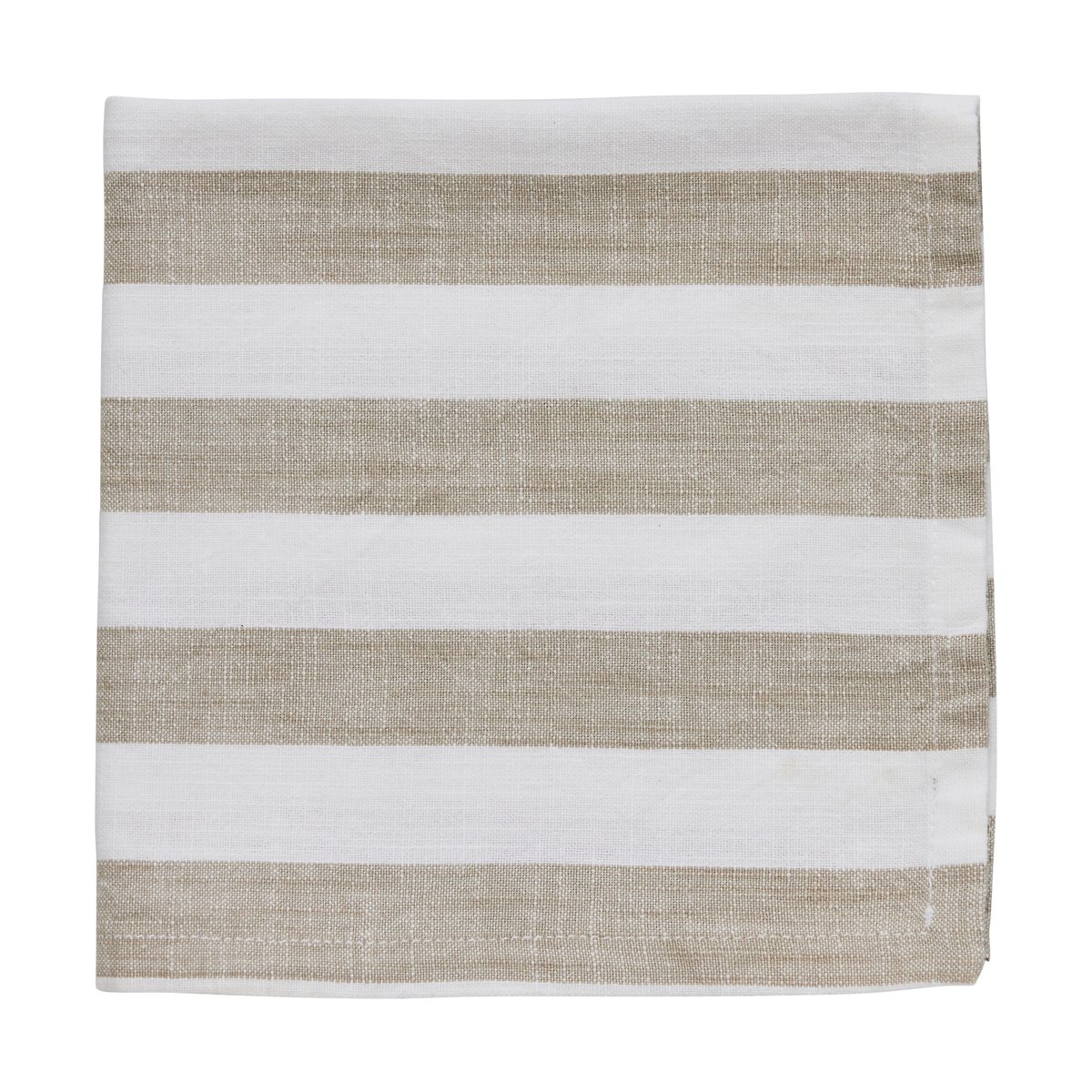 Lene Bjerre - Olivia tøyserviett 40x40 cm hvit/beige