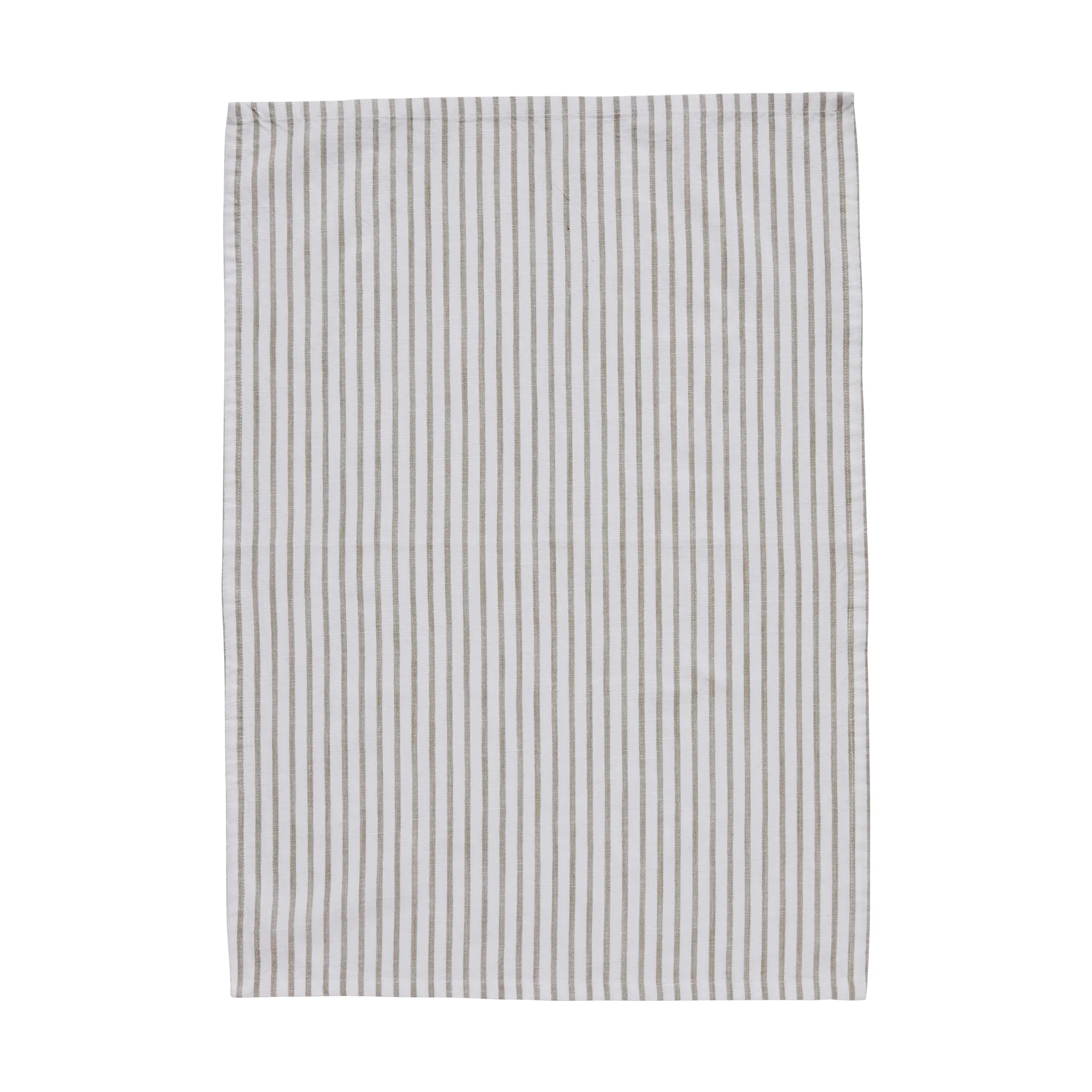 Olivia kjøkkenhåndkle, smale striper 50x70 cm, Off White-Linen Lene Bjerre