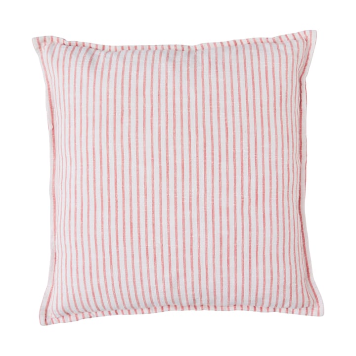 Olivia pute 60x60 cm, Off White-Dark Coral Lene Bjerre