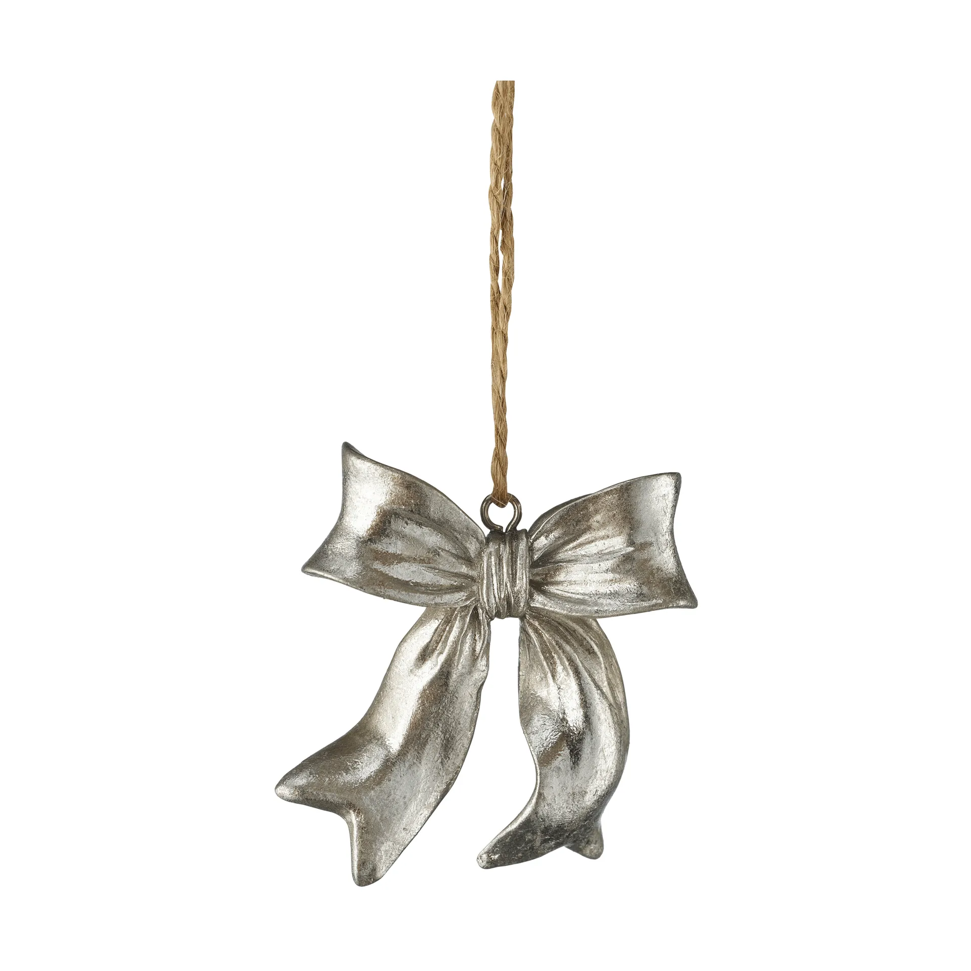 Serafina bow anheng, Sølvfarget, 6x2,5x6,7 cm Lene Bjerre