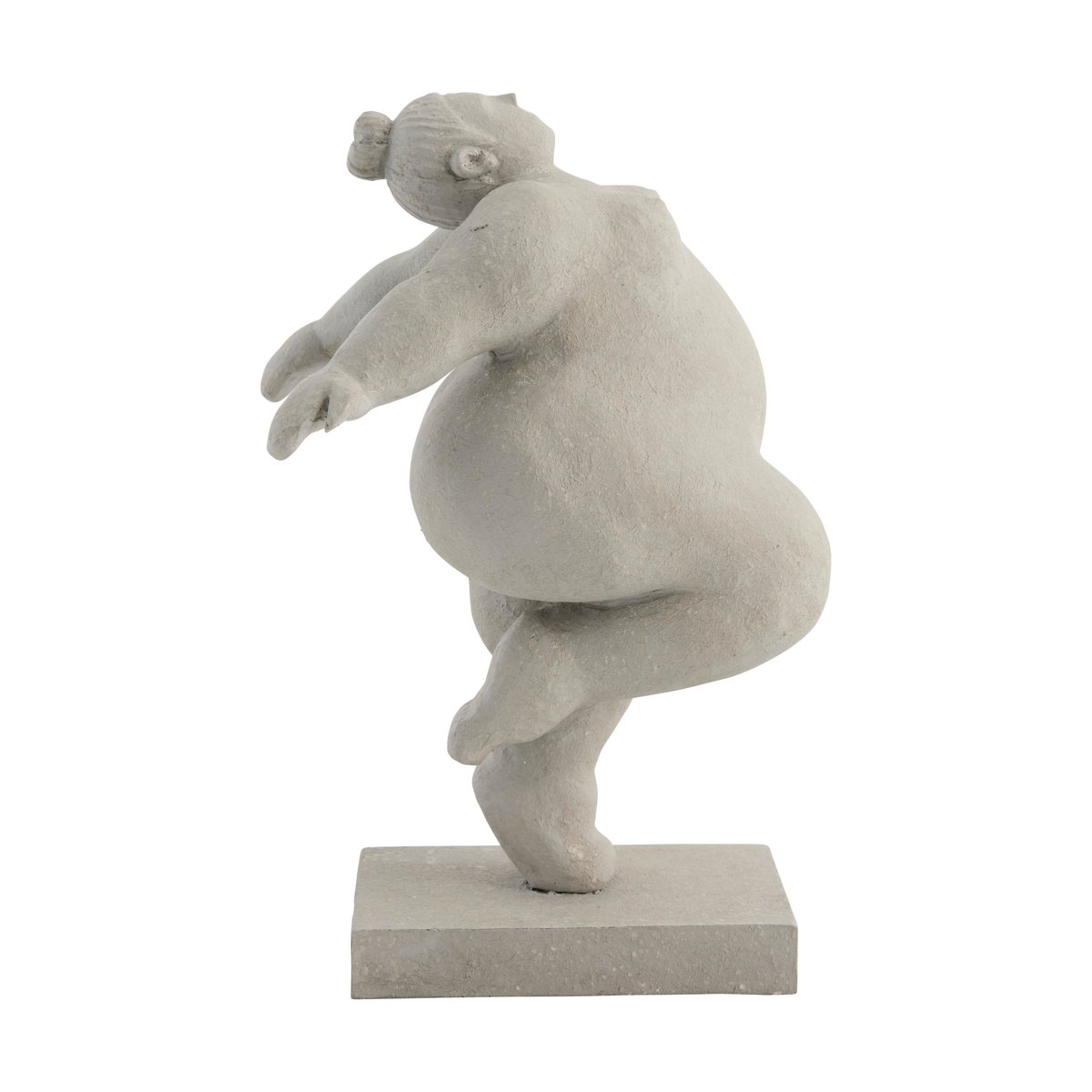 Lene Bjerre Serafina dekorasjon, Dansende kvinne 23 cm Grey