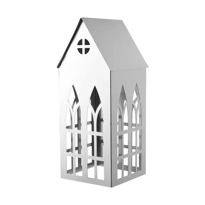 Sigrine house lyslykt - Sølvfarget, 14x14xH33 cm - Lene Bjerre
