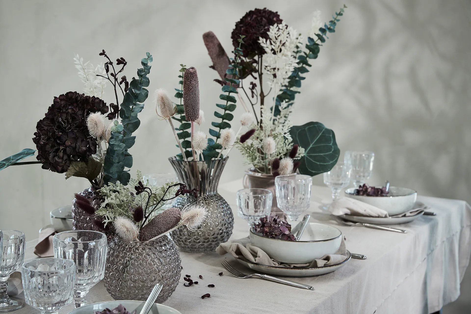 Silma vase 22 cm, Light brown Lene Bjerre