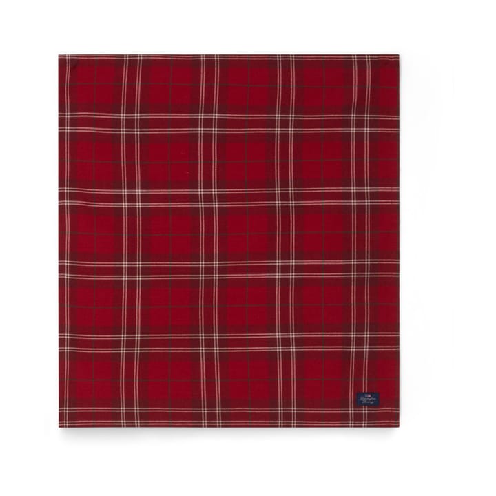 Checked Organic Cotton Oxford stoffserviett 50 x 50 cm, Red-beige-green Lexington