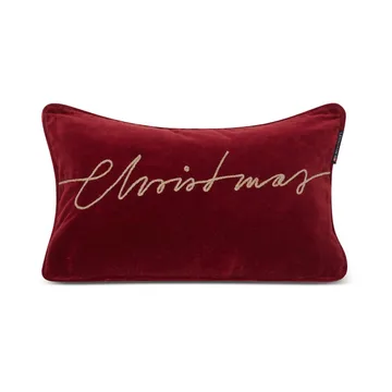 Christmas Organic Cotton Velvet pute 30 x 50 cm - Red - Lexington