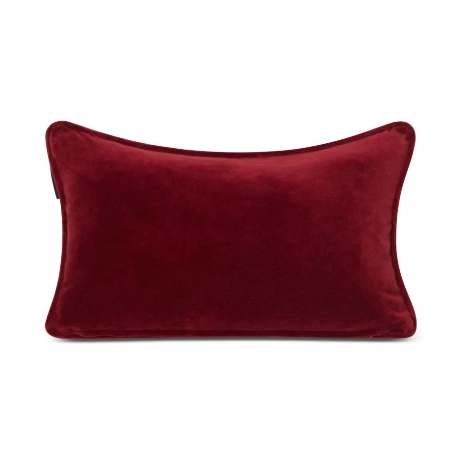 Christmas Organic Cotton Velvet pute 30 x 50 cm, Red Lexington