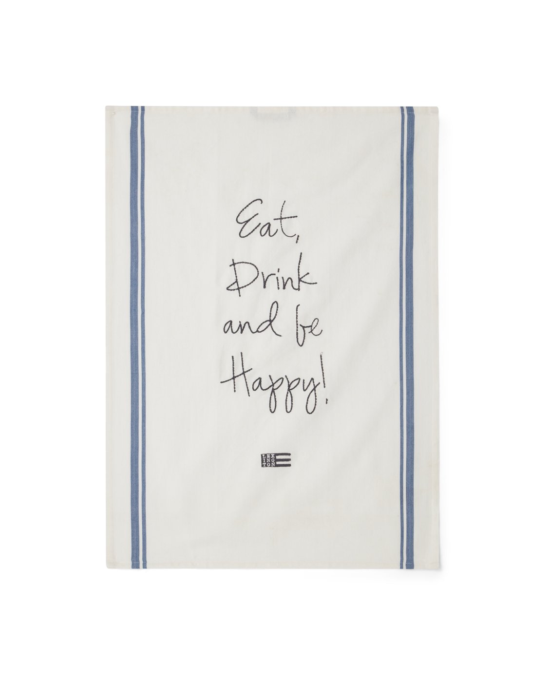 Lexington Eat Embroidered kjøkkenhåndkle 50x70 cm Hvit-blå