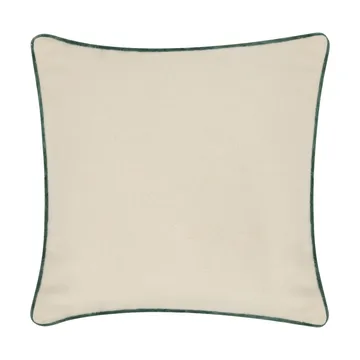 Flower Embroidered Wool Mix putetrekk 50x50 - Light beige-green - Lexington