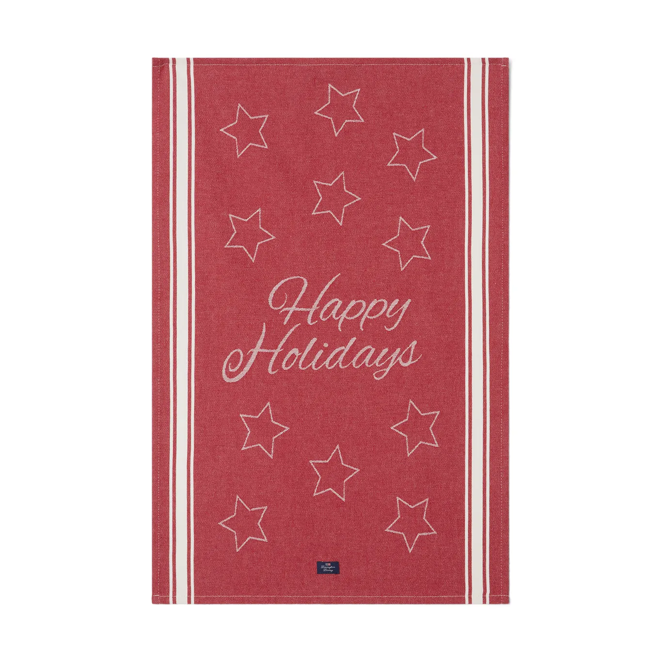 Happy Holidays kjøkkenhåndkle 50x70 cm, Rød Lexington