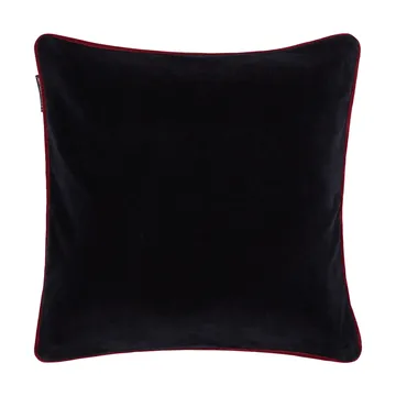 Heart økologisk bomullsfløyel putetrekk - Black-multi, 50x50 cm - Lexington
