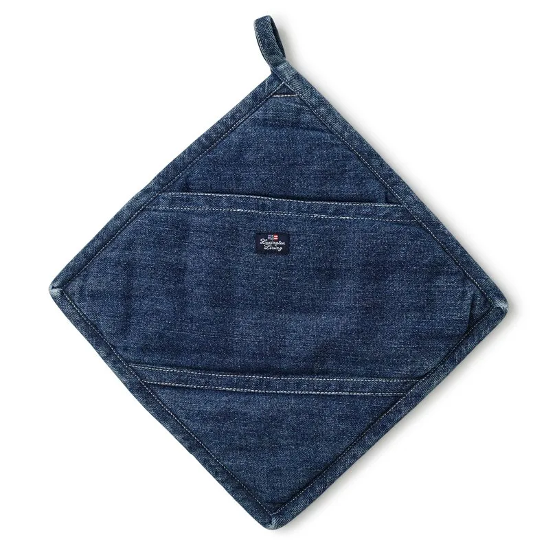 Icons Denim grytelapp, Denim blue Lexington