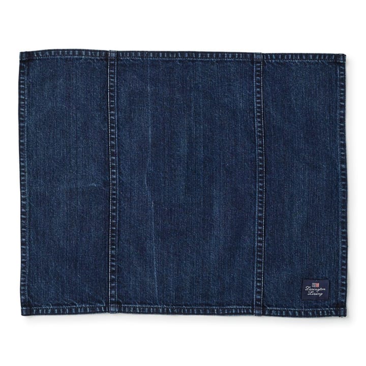 Icons Denim spisebrikke 40x50 cm, Denim blue Lexington