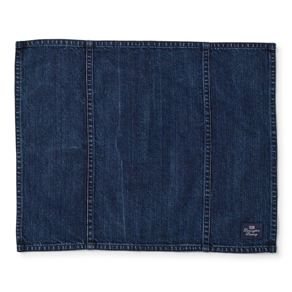 Lexington Icons Denim spisebrikke 40x50 cm Denim blue