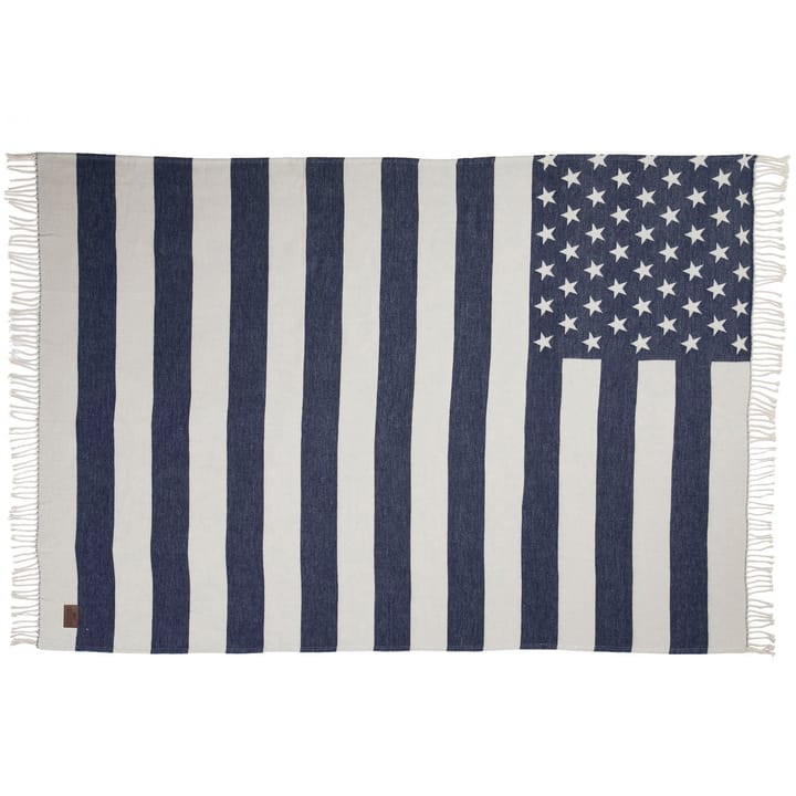 Icons Flag pledd 130x170 cm, White-navy Lexington