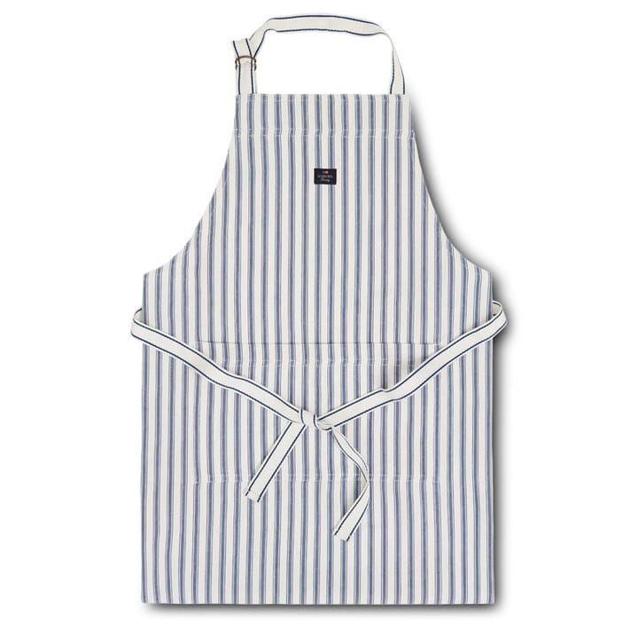 Icons Herringbone Striped forkle, Blue-white Lexington