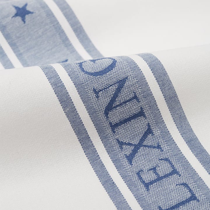 Icons Star kjøkkenhåndkle 50x70 cm, White-blue Lexington
