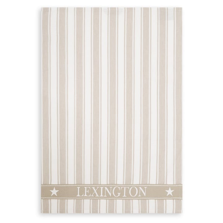 Icons Waffle Striped kjøkkenhåndkle 50x70 cm, Beige-white Lexington