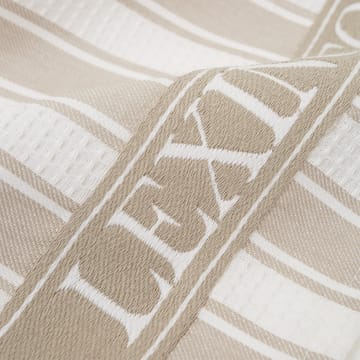 Icons Waffle Striped kjøkkenhåndkle 50x70 cm - Beige-white - Lexington