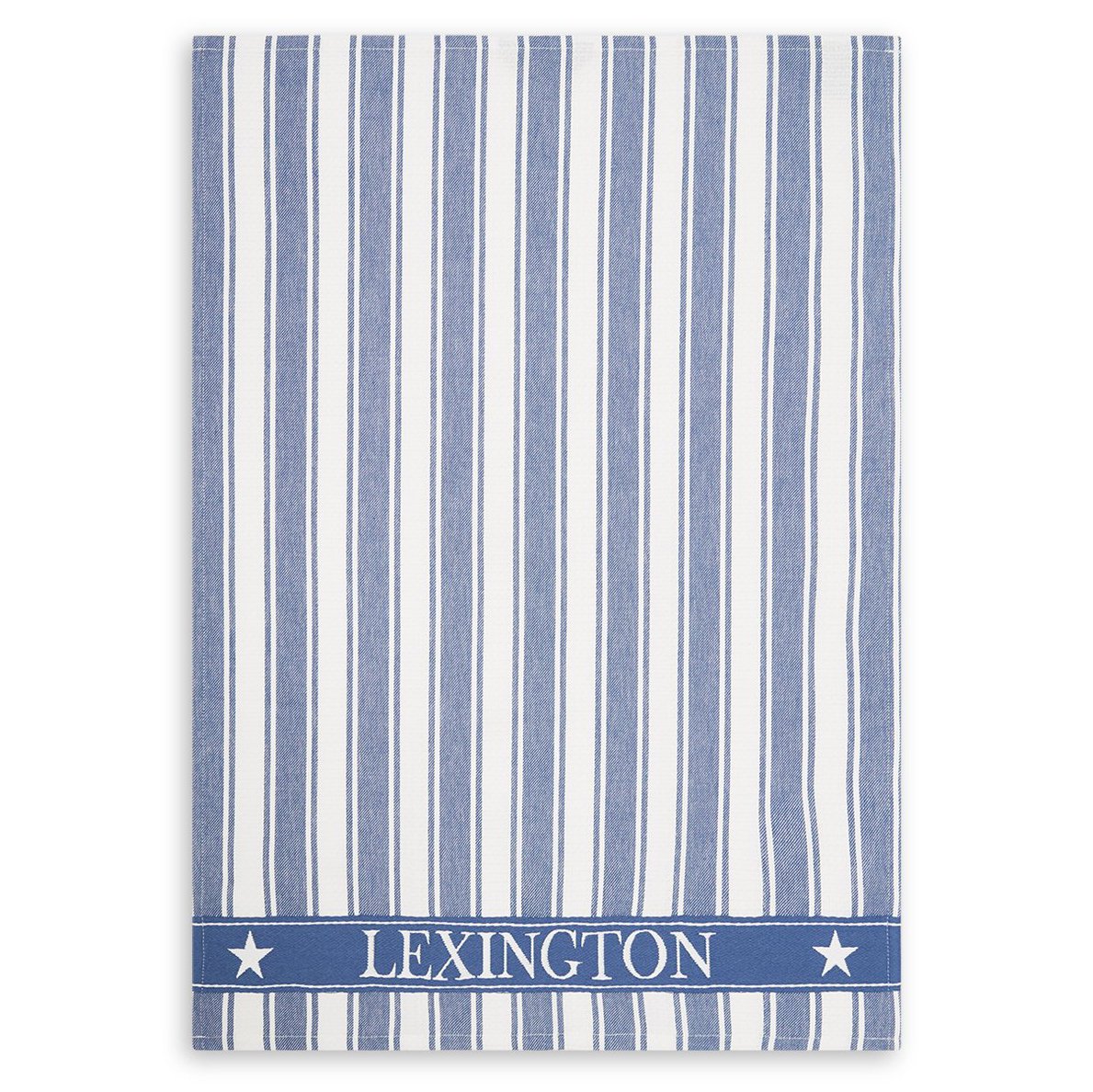 Lexington Icons Waffle Striped kjøkkenhåndkle 50x70 cm Blue-white