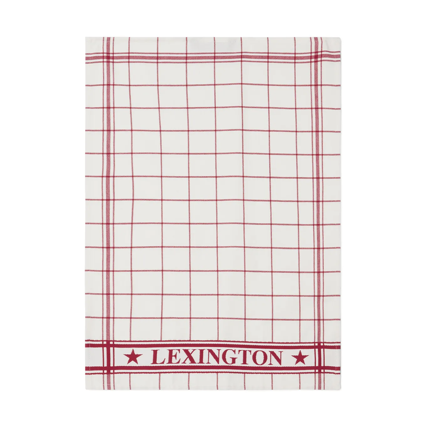 Lexington Checked kjøkkenhåndkle 50x70 cm, Hvit-rød Lexington