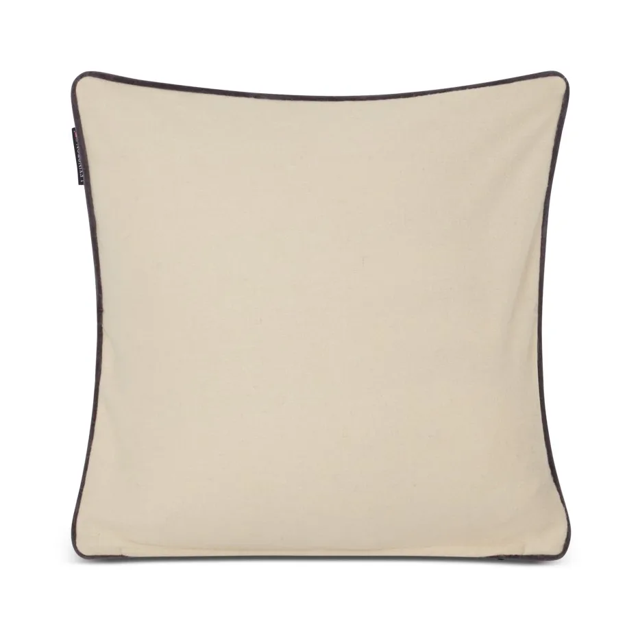Merry Christmas Wool Mix putetrekk 50 x 50 cm, White-green-beige Lexington